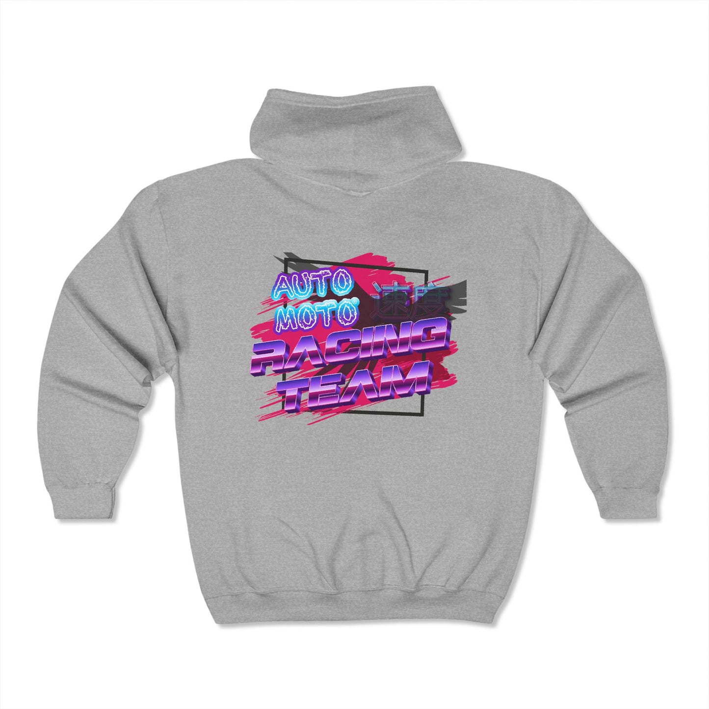 AUTO-MOTO Full Zip Hooded Sweatshirt