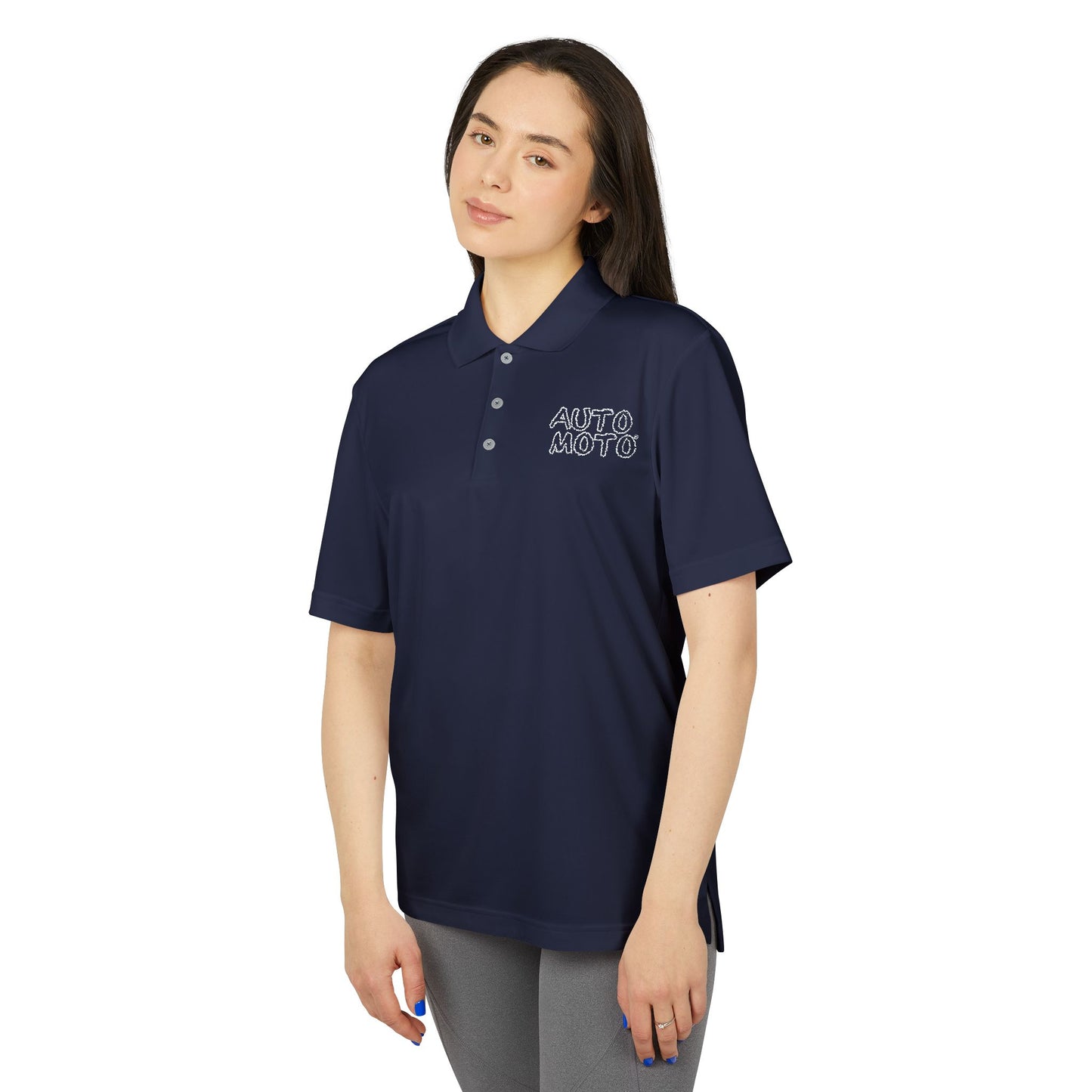 AUTO-MOTO adidas Unisex Embroidered Performance Polo