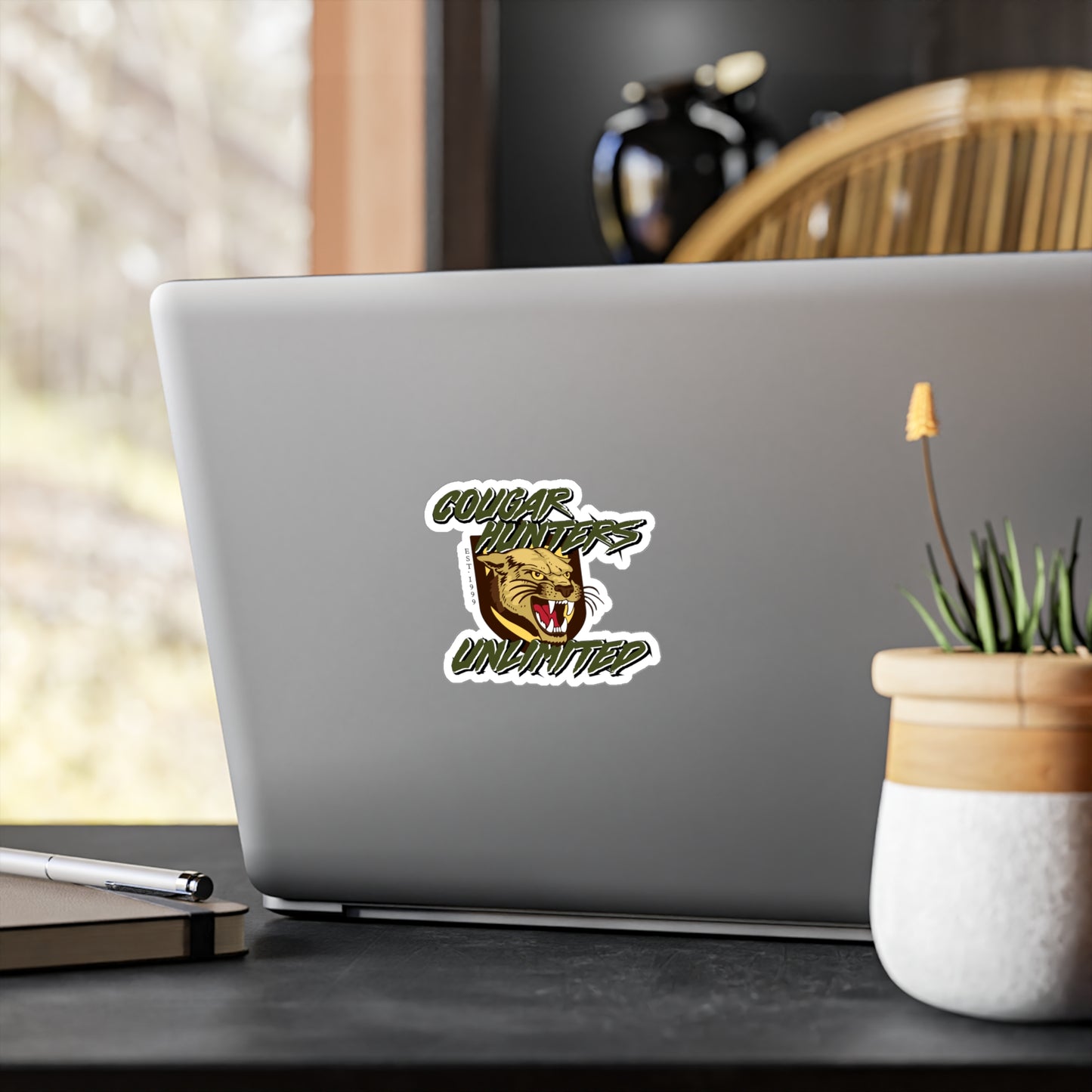 "COUGAR HUNTERS UNLIMITED" DECAL