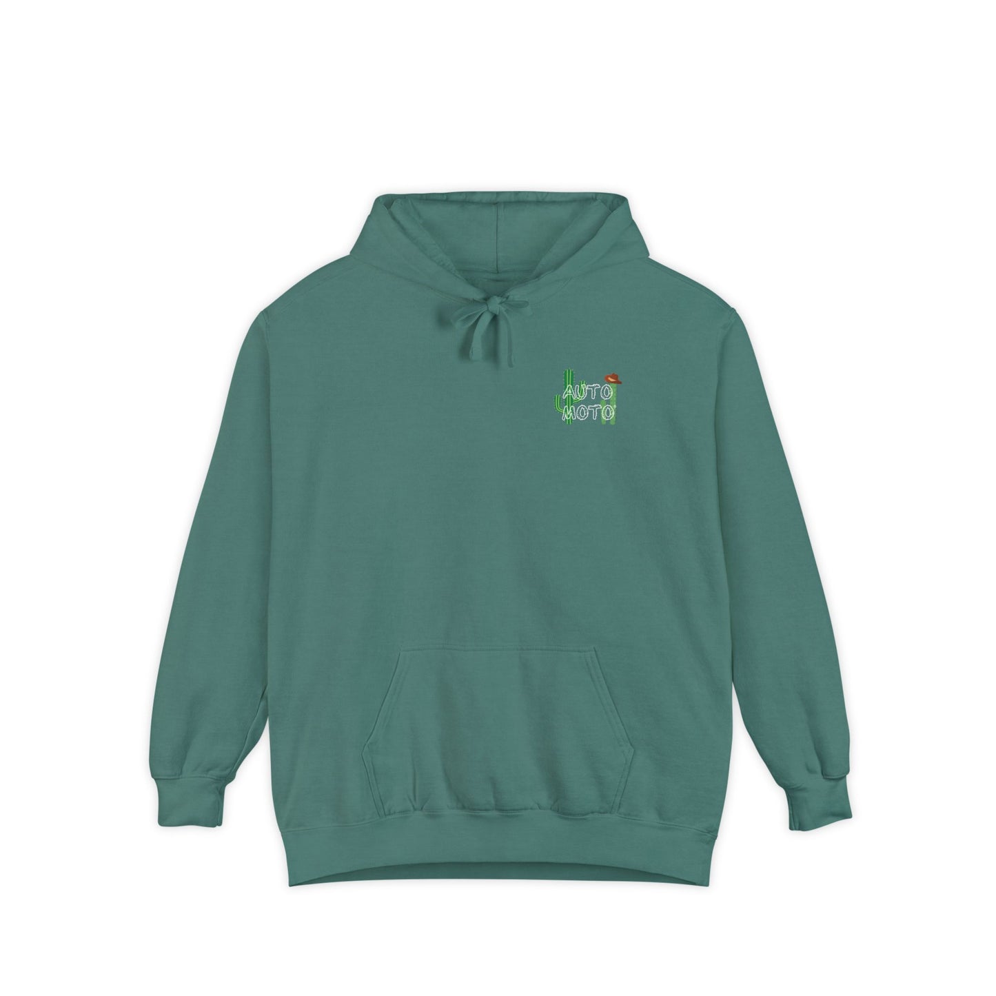 AUTO-MOTO Western Garment-Dyed Hoodie