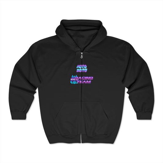 AUTO-MOTO Full Zip Hooded Sweatshirt