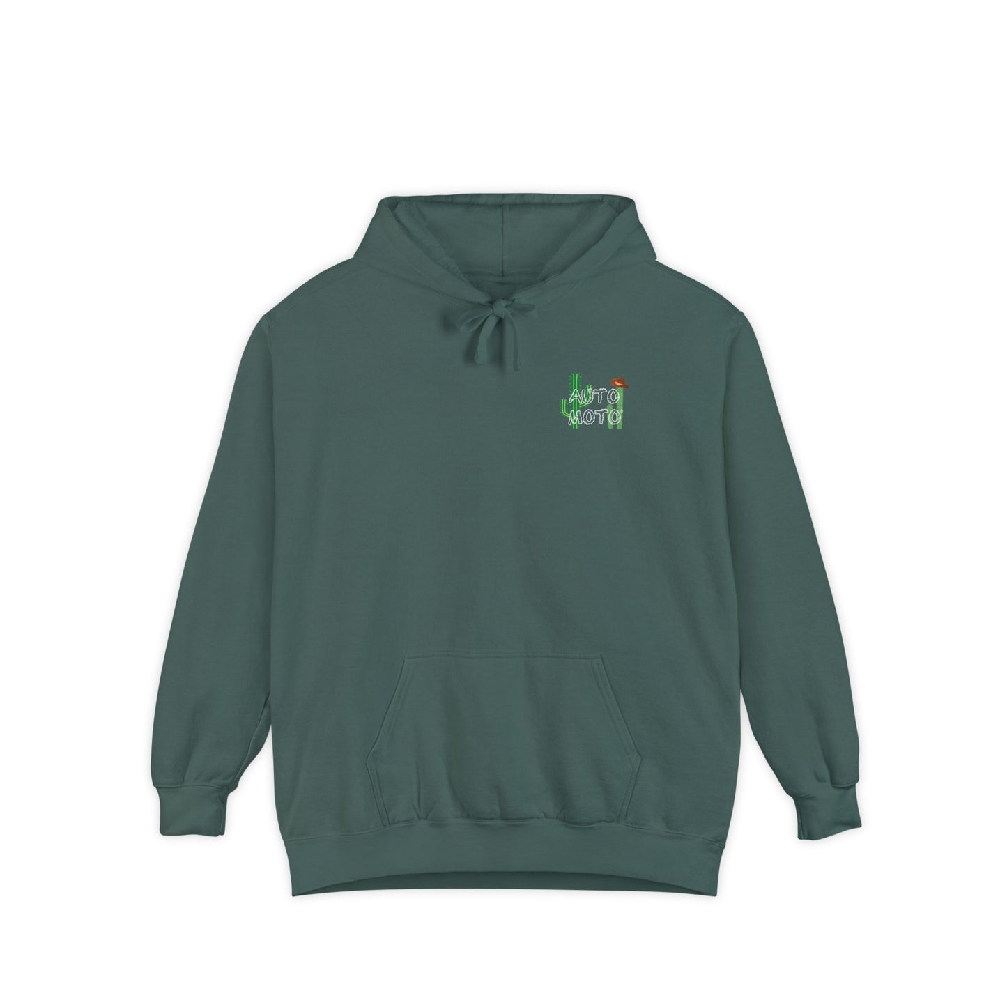 AUTO-MOTO Western Garment-Dyed Hoodie
