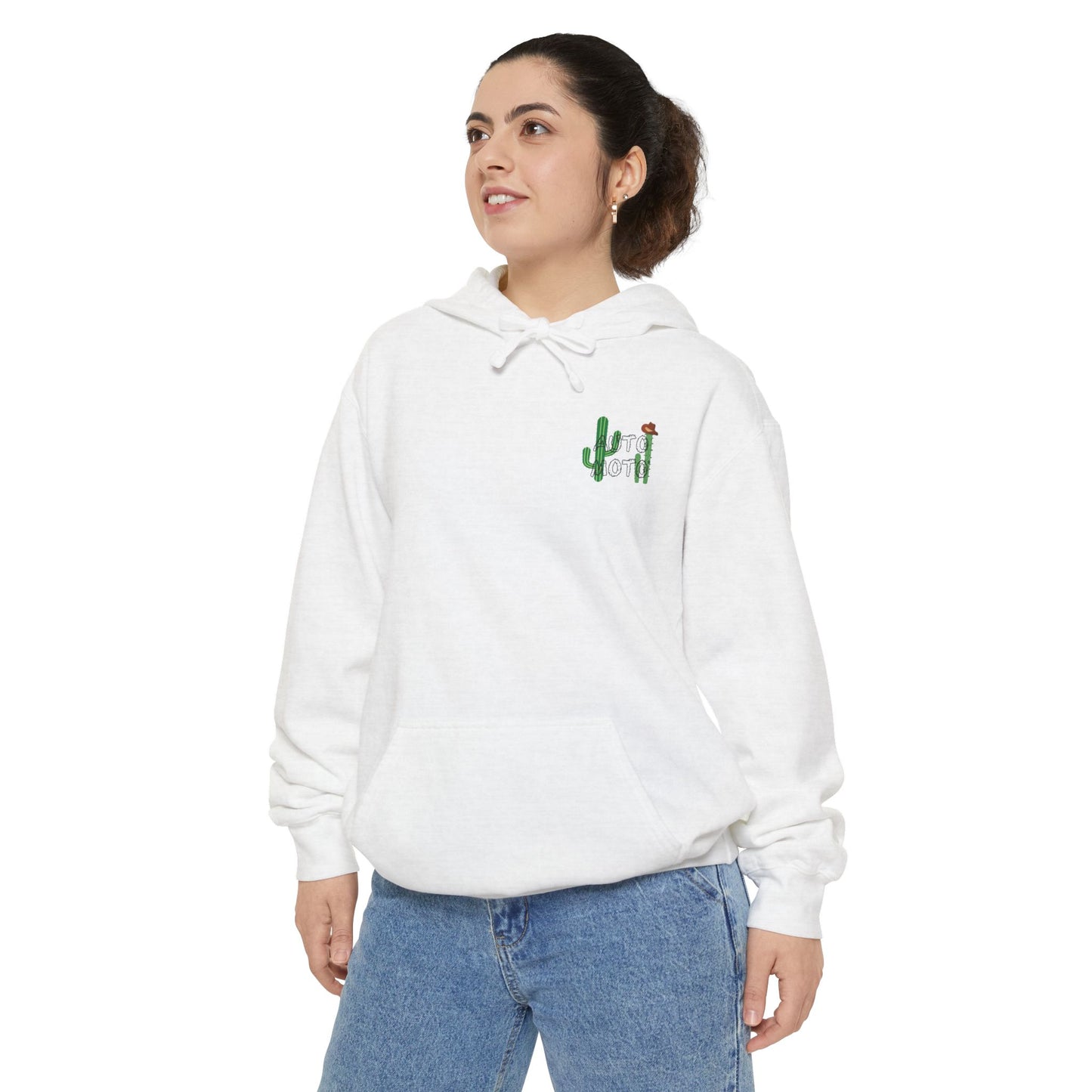 AUTO-MOTO Western Garment-Dyed Hoodie