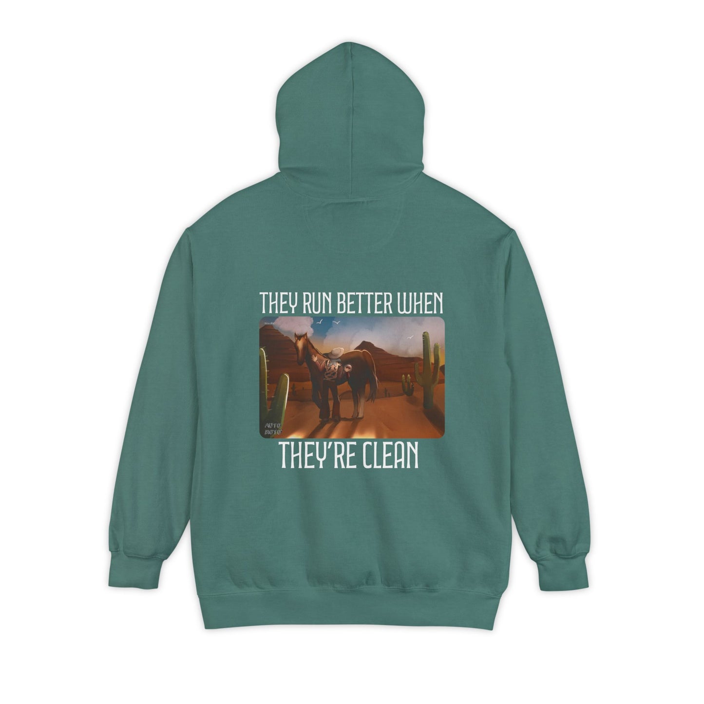 AUTO-MOTO Western Garment-Dyed Hoodie