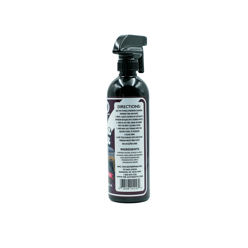 AutoMoto Interior Detailer 16 oz.Back