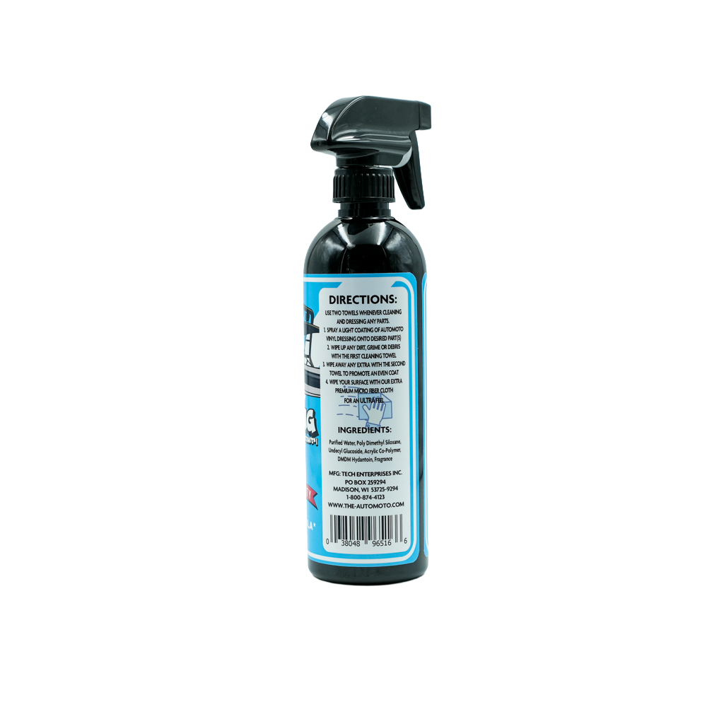 AutoMoto Vinyl Dressing 16 oz Back