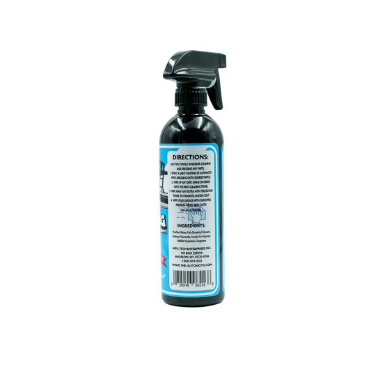 AutoMoto Vinyl Dressing 16 oz Back