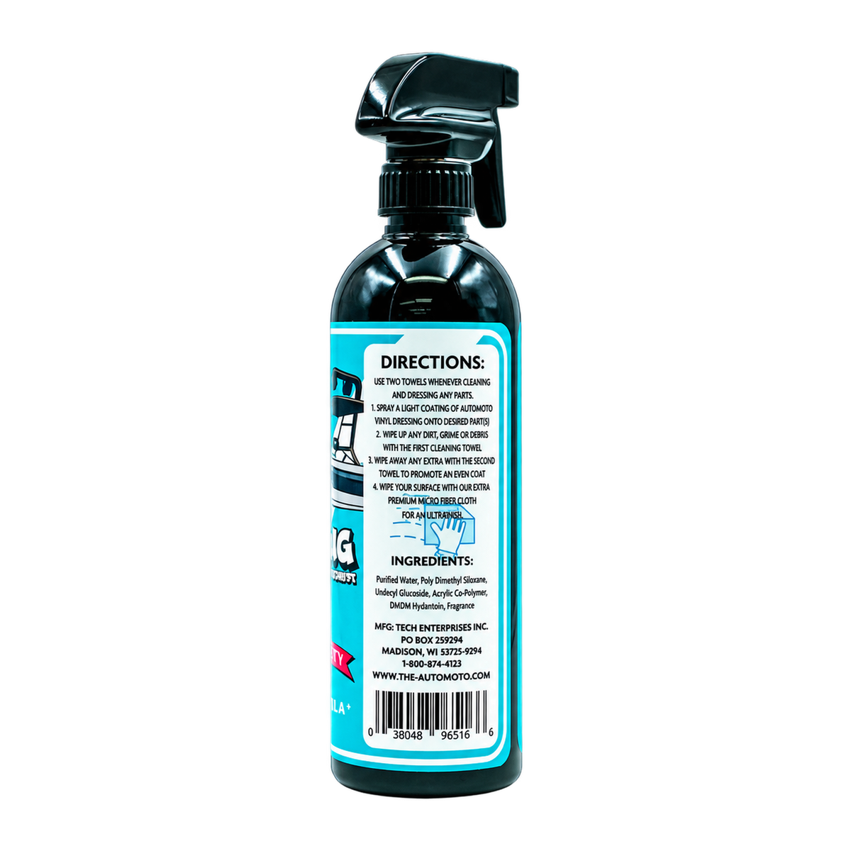 Auto Moto Vinyl Dressing 16oz UPC